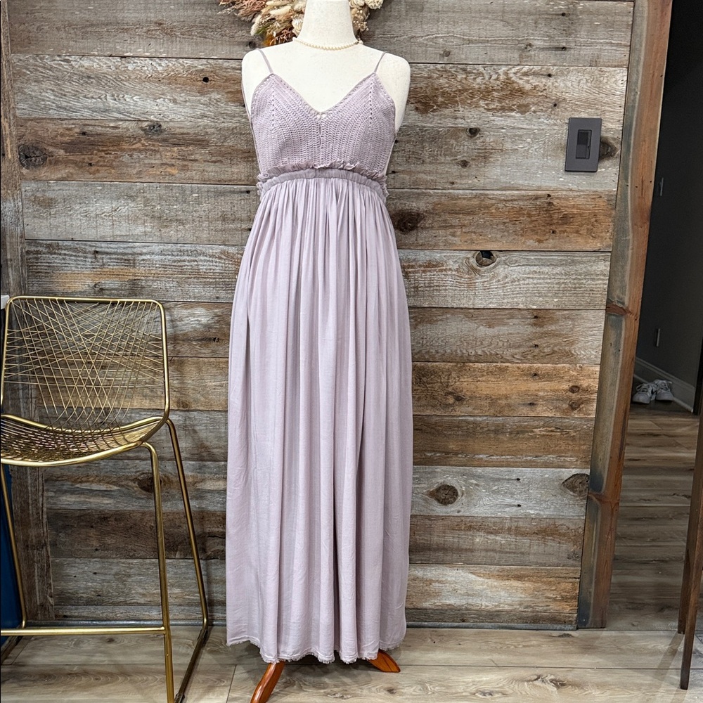 Miss Avenue Soft Lilac Maxi Dress